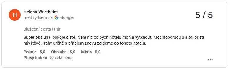 hodnocení-hotel-leon-ubytovani-praha